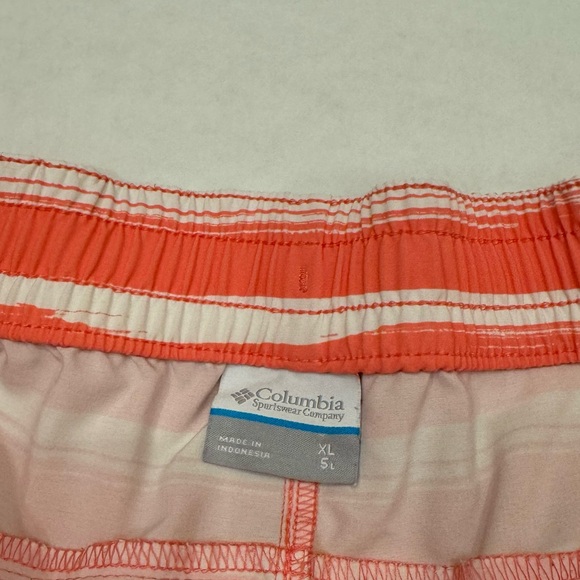 Columbia Women's Bogata Bay Stretch Printed Short Pink and White Size XL - Picture 4 of 5